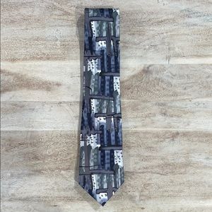 Jerry Garcia 'New York, New York" Silk Tie